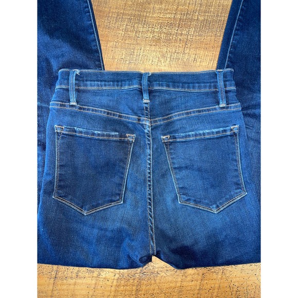 Womens Frame Ali High Rise Cigarette Slim Leg Blue Jean Size 25 - Picture 8 of 8